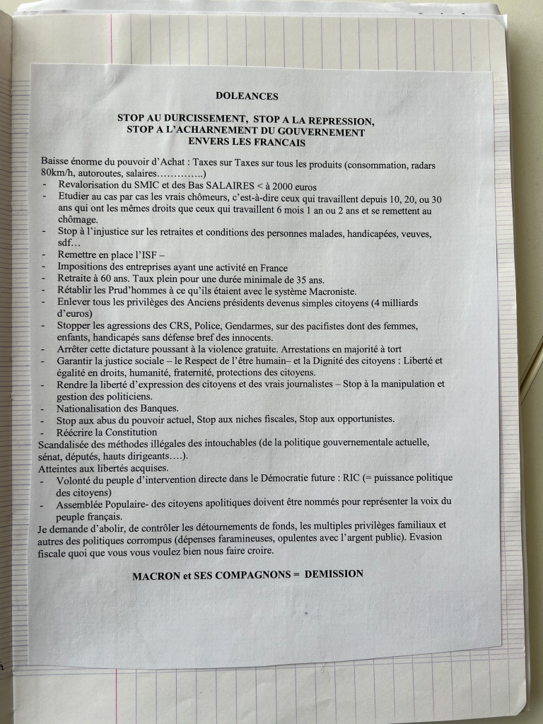 Stop au durcissement, stop à la répression, stop à l&rsquo;acharnement du gouvernement envers les français
