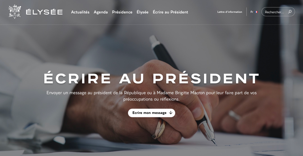 Monsieur le président…