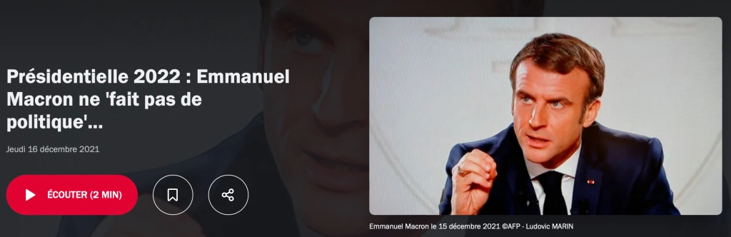 C&rsquo;est (trop) politique