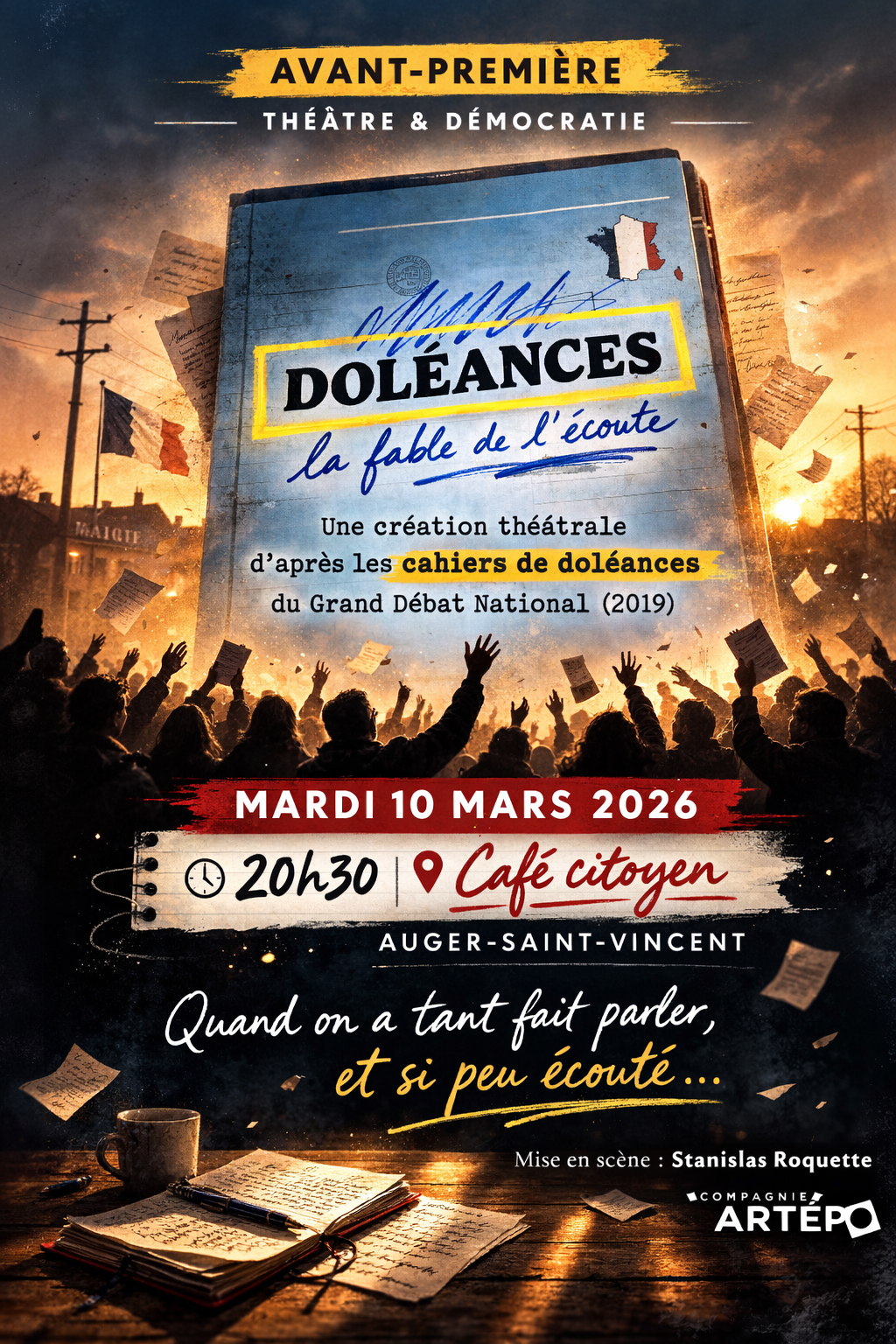 DOLÉANCES : LA FABLE DE L&rsquo;ÉCOUTE